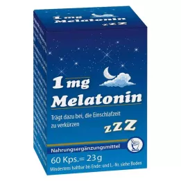 MELATONIN 1 mg capsules, 60 pcs