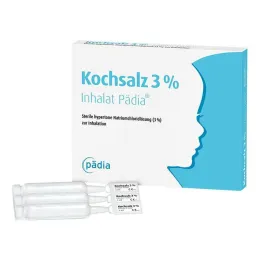 Table salt 3% inhalant Pädia ampoules, 20 pcs