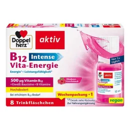 Doppelherz B12 Intense Vita Energy Drinking Bottle, 8 pcs