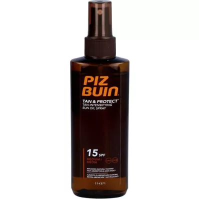 PIZ Buin Tan &amp; Protect Sun Oil Spray LSF 15, 150 ml