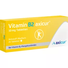 VITAMIN B2 AXICUR 10 mg tablets, 20 pcs