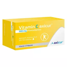 VITAMIN C AXICUR 500 mg film-coated tablets, 100 pcs