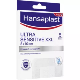 HANSAPLAST Ultra Sensitive Wundverband 8x10 cm XXL, 5 St