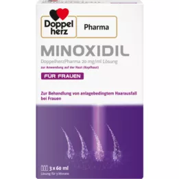 MINOXIDIL Doubleherzphar.20mg/ml lsg.w.haut woman, 3x60 ml