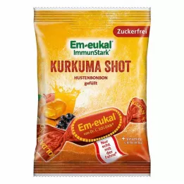EM-EUKAL Bonbons turmeric shot filled sugar-free, 75 g