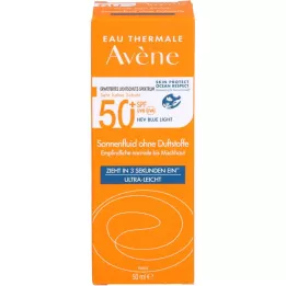 AVENE Sunfluid SPF 50+ without fragrances, 50 ml