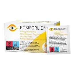 Posiforlid eyelid hygiene wipes, 50 pieces
