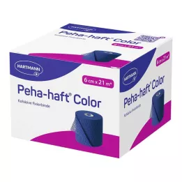 PEHA-HAFT Color Fixing Tape latex-free 6 cm x 21 m blue, 1 piece