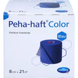 PEHA-HAFT Color Fixierb.latex -free 8 cmx21 m blue, 1 pcs