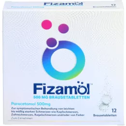 FIZAMOL 500 mg effervescent tablets, 12 pcs