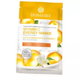 DERMASEL Dead Sea vitamin C Energy mask, 12 ml