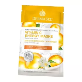 DERMASEL Dead Sea Vitamin C Energy Mask, 12 ml