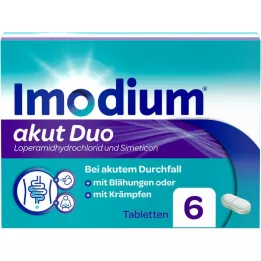 IMODIUM Acute duo 2 mg/125 mg tablets, 6 pcs