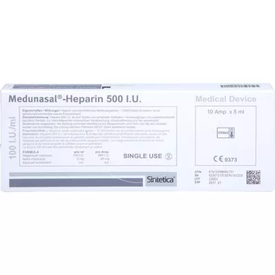 MEDUNASAL-Heparin 500 i.U. Ampoules, 10x5 ml