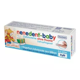 NENEDENT-Baby toothpaste without fluoride dental care set, 20 ml