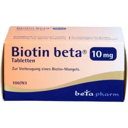 BIOTIN BETA 10 mg tablets, 100 pcs