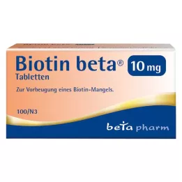 BIOTIN BETA 10 mg tablets, 100 pcs