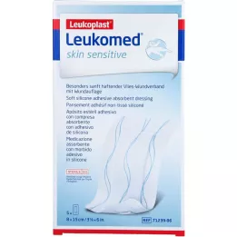 LEUKOMED skin sensitive sterile 8x15 cm, 5 pcs