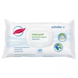MIKROZID sensitive wipes premium Des.MP+Flä.Softp., 50 pcs