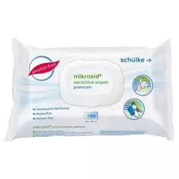 MIKROZID sensitive wipes premium Des.MP+Flä.Softp., 100 pcs