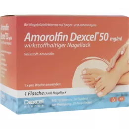 AMOROLFIN Dexcel 50 mg/ml medicated nail polish, 3 ml