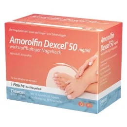 Amorolfin Dexcel® 50 mg/ml active nail polish, 3 ml