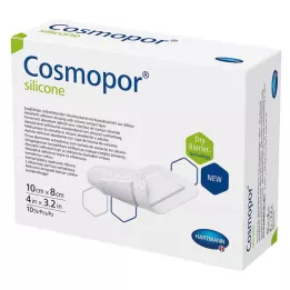 COSMOPOR silicone wound dressing 8x10 cm, 10 pcs
