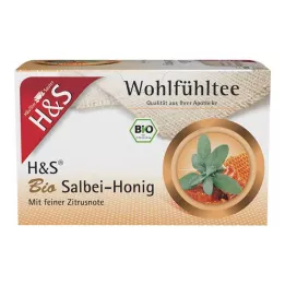 H&S Organic Sage Honey Filter Bags, 20X2 g