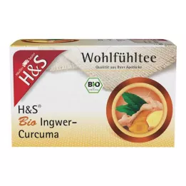 H&S Organic ginger-turmeric filter bag, 20X1.25 g