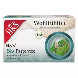H&S organic fasting tea filter bags, 20X1.5 g