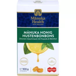 MANUKA HEALTH MGO 400+ Cough Drop.Citr.w.Prop.&Men, 100g