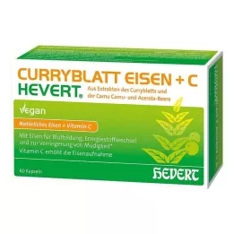 CURRYBLATT EISEN+C Hevert capsules, 60 pcs