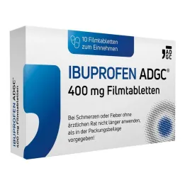 IBUPROFEN ADGC® 400 mg film-coated tablets, 10 pcs
