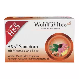 H&S Sea Buckthorn with Vitamin C and Selenium Filter Bags, 20X2.5 g