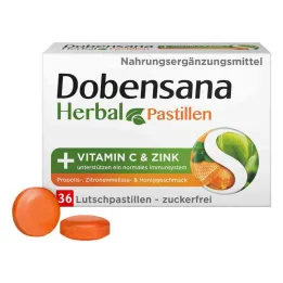 Dobensana Herbal Honey Vitamins C & Zinc Pastil.(36 pieces)