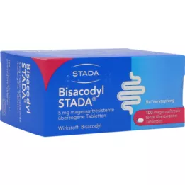 BISACODYL STADA 5 mg magensaftres.überzog.Tabl., 100 St