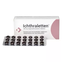 ICHTHRALETTEN 200 mg gastro-resistant tablets, 84 pcs