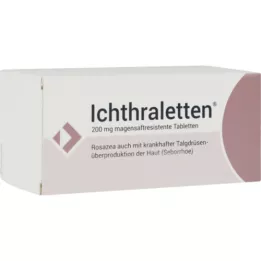 ICHTHRALETTEN 200 mg tabletki oporne na żołądek, 168 szt