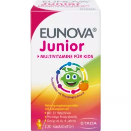 EUNOVA Tabletki do żucia Junior M.orang Flavor, 100 szt