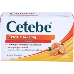 CETEBE Extra-C 600 mg chewable tablets, 30 pcs