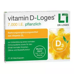 VITAMIN D-LOGES 7,000 IU herbal weekly depot, 30 pcs