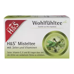 H&amp;S Mistletoe tea with selenium and vitamins filter bags, 20X2 g