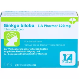 GINKGO BILOBA-1A Pharma 120 mg film-coated tablets, 30 pcs