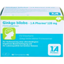 GINKGO BILOBA-1A Pharma 120 mg film-coated tablets, 60 pcs