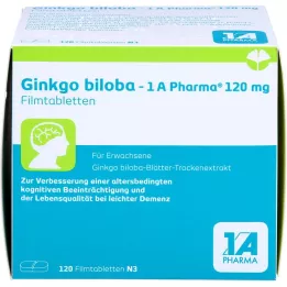 GINKGO BILOBA-1A Pharma 120 mg film-coated tablets, 120 pcs