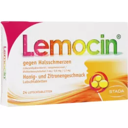 LEMOCIN Against sore throat honey-and-z. Lut., 24 pcs