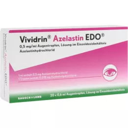 VIVIDRIN Azelastin EDO 0,5 mg/ml Augentr.Lsg.i.EDP, 20X0.6 ml