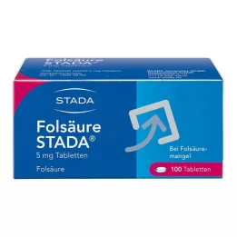 FOLSÄURE STADA 5 mg tablets, 100 pcs
