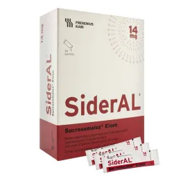Sideral Iron 14 mg Cola Sachets Granules, 30 pcs