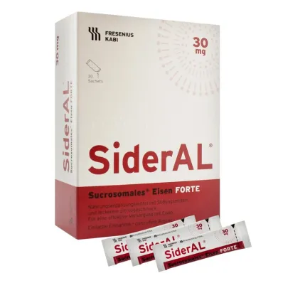Sideral Iron Forte 30 mg citrus fruit material granules, 30 pcs